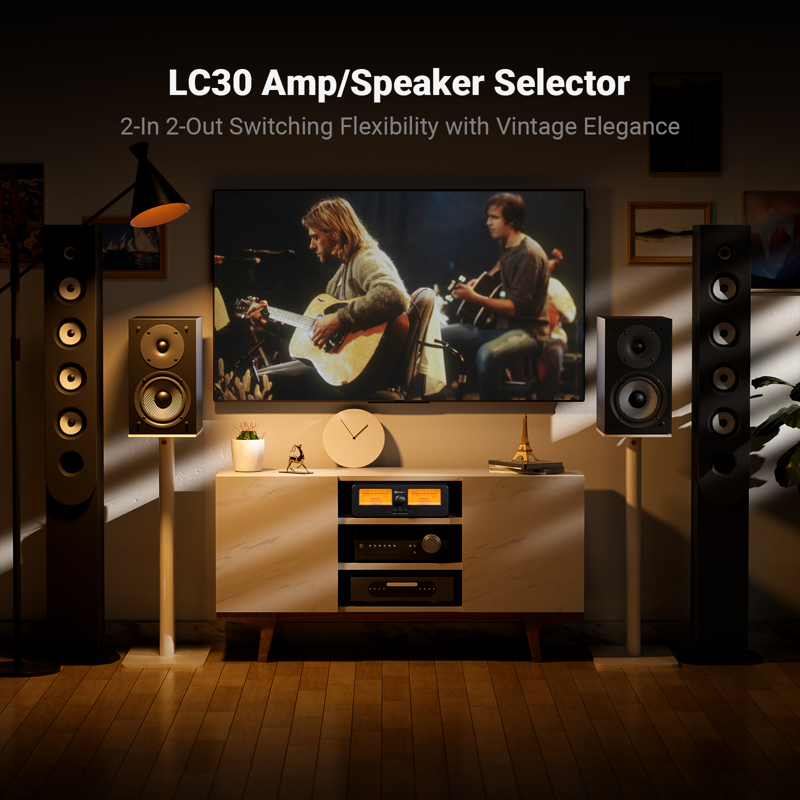 Fosi Audio LC30 Amplifier Speaker Switcher - Image 4